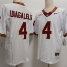 Men's Florida State Seminoles #4 DJ Uiagalelei 2024 White College Football F.U.S.E. Limited jersey
