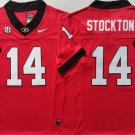 Men's Georgia Bulldogs #14 Gunner Stockton Red 2024 F.U.S.E. Stitched Jersey