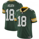 Men's Green Bay Packers #18 Malik Heath Green Vapor Untouchable Limited Football Jersey