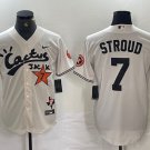 Men's Houston Astros C.J. Stroud Cream Cactus Jack Cool Base Jersey
