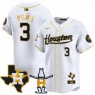 Men's Houston Astros Jeremy Pena White Houston Rodeo Patch Vapor Premier Jersey