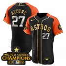 Men's Houston Astros Jose Altuve 2023 Black V2 Alternate Flex Baseball Jersey
