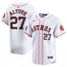 Men's Houston Astros Jose Altuve White 2024 World Tour Mexico City Series Home Jersey