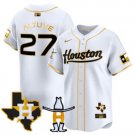 Men's Houston Astros Jose Altuve White Houston Rodeo Patch Vapor Premier Jersey