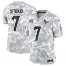 Men's Houston Texans #7 C.J. Stroud Arctic Camo 2024 F.U.S.E. Salute to Service Jersey