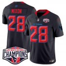 Men's Houston Texans #28 Joe Mixon Navy 2nd Alternate F.U.S.E. 2024 AFC South Jersey