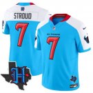 Men's Houston Texans C.J. Stroud Blue White 2024 F.U.S.E. Limited Football Stitched Jersey