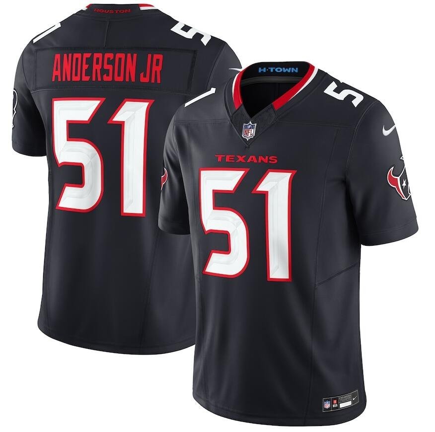 Men's Houston Texans Will Anderson Jr. 2024 Navy Alternate F.U.S.E. Limited Player Jersey