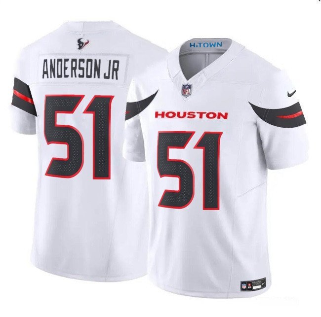Men's Houston Texans Will Anderson Jr. 2024 White Alternate F.U.S.E. Limited Player Jersey
