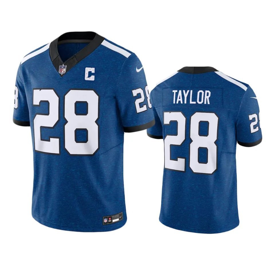 Men's Indianapolis Colts Jonathan Taylor Royal 2023 FUSE Indiana Nights Jersey