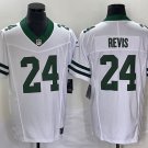 Men's Jets Darrelle Revis White 2023 F.U.S.E. Vapor Throwback Stitched Game Jersey
