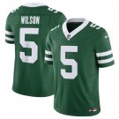 Men's Jets Garrett Wilson Green 2023 F.U.S.E. Vapor Stitched Football Jersey