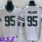 Men's Jets Quinnen Williams White 2023 F.U.S.E Vapor Untouchable Jersey