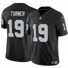 Men's Las Vegas Raiders #19 DJ Turner Black F.U.S.E. Vapor Football Stitched Jersey