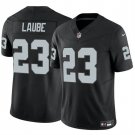 Men's Las Vegas Raiders #23 Dylan Laube Black 2024 F.U.S.E. Vapor Football Stitched Jersey
