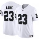 Men's Las Vegas Raiders #23 Dylan Laube White 2024 F.U.S.E. Vapor Football Stitched Jersey