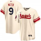 Men's Los Angeles Angels Zach Neto Cream City Connect Cool Base Jersey