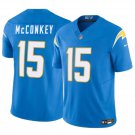 Men's Los Angeles Chargers Ladd McConkey Light Blue 2024 F.U.S.E. Vapor Limited Football Jersey