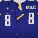 Men's LSU Tigers #8 Malik Nabers Royal F.U.S.E. Stitched Jersey