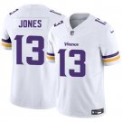 Men's Minnesota Vikings #13 Daniel Jones White 2024 F.U.S.E. Vapor Untouchable Jersey