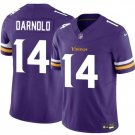 Men's Minnesota Vikings #14 Sam Darnold Purple 2024 F.U.S.E. Vapor Untouchable Jersey