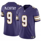 Men's Minnesota Vikings J.J. McCarthy Purple 2024 F.U.S.E. Throwback Limited Football Jersey