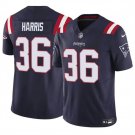 Men's New England Patriots Kevin Harris Navy 2023 F.U.S.E. Vapor Limited Football Jersey