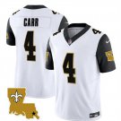 Men's New Orleans Saints Derek Carr White 2023 F.U.S.E. 1987 Legacy Jersey