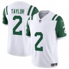 Men's New York Jets #2 Tyrod Taylor White 2024 F.U.S.E. Classic Alternate Vapor Jersey