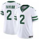 Men's New York Jets #2 Tyrod Taylor White 2024 F.U.S.E. Vapor Untouchable Limited Football Jersey