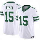 Men's New York Jets Brett Rypien 2023 F.U.S.E. White Vapor Untouchable Retro Jersey