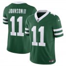 Men's New York Jets Jermaine Johnson Green 2023 F.U.S.E Throwback Limited Jersey