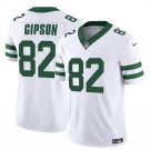 Men's New York Jets Xavier Gipson 2023 F.U.S.E. White Throwback Vapor Untouchable Jersey