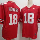 Men's Ohio State Buckeyes #18 Will Howard Red FUSE College Football Jersey