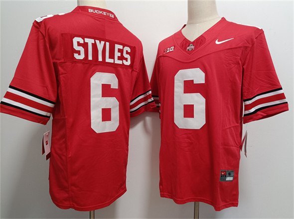 Men's Ohio State Buckeyes Sonny Styles Red 2023 F.U.S.E. Limited Stitched Jersey