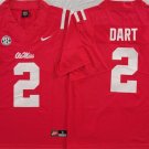 Mens Ole Miss Rebels #2 Jaxson Dart Red F.U.S.E. Limited Football Game Jersey