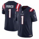 Men's Patriots Devante Parker 2023 FUSE Navy Football Jersey