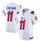 Men's Patriots Julian Edelman 2023 FUSE White Football Jersey