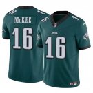 Men's Philadelphia Eagles #16 Tanner McKee Green 2024 F.U.S.E. Vapor Untouchable Jersey