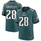 Men's Philadelphia Eagles #28 Will Shipley Nike Midnight Green Team Color Limited Jersey