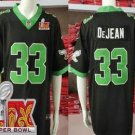 Men's Philadelphia Eagles #33 Cooper DeJean Limited Kelly Black Super Bowl LIX Patch Jersey