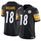 Men's Pittsburgh Steelers #18 Mike williams Black 2024 F.U.S.E. Vapor Untouchable Jersey