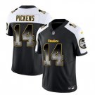 Men's Pittsburgh Steelers George Pickens Black 2023 F.U.S.E. Smoke Vapor Football Jersey