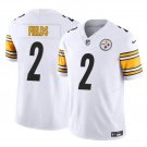 Men's Pittsburgh Steelers Justin Fields White 2024 F.U.S.E. Vapor Limited Football Jersey