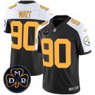 Men's Pittsburgh Steelers T. J. Watt Black F.U.S.E. DMR Patch Untouchable Limited Jersey