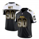 Men's Pittsburgh Steelers T.J. Watt Black 2023 F.U.S.E. Smoke Vapor Football Jersey
