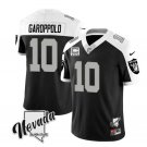 Men's Raiders Jimmy Garoppolo Black 2023 F.U.S.E Nevada Silver Stat Football Jersey