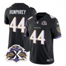 Men's Ravens Marlon Humphrey Black 2023 F.U.S.E With Patch Football Jersey