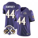 Men's Ravens Marlon Humphrey Purple 2023 F.U.S.E With Patch Football Jersey