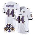 Men's Ravens Marlon Humphrey White 2023 F.U.S.E With Patch Football Jersey